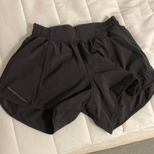 Lululemon running shorts! Black, with liner, and zipper pockets.